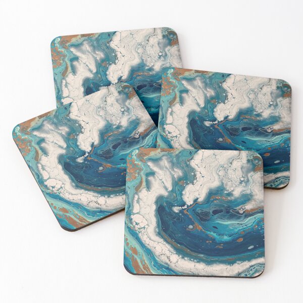 Item preview, Turbulent Sea Fluid Art designed and sold by Sarah4Joy.