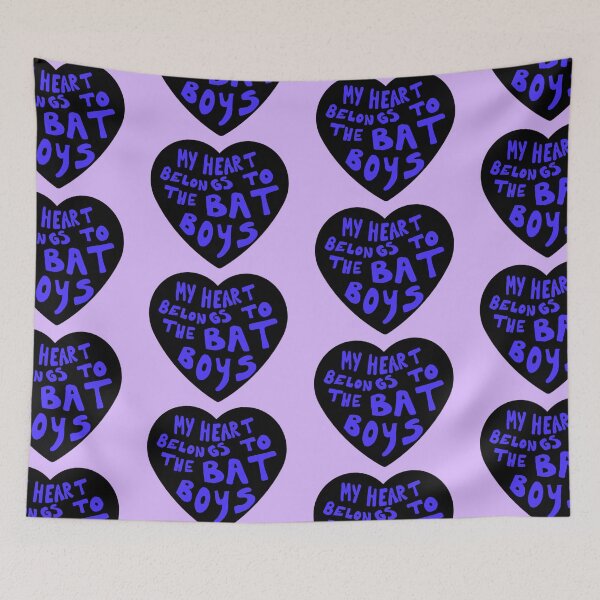 Item preview, My heart belongs to the bat boys? designed and sold by Agapeart111.