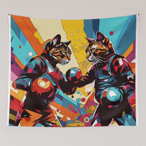 Item preview, Cat fight designed and sold by randynash.