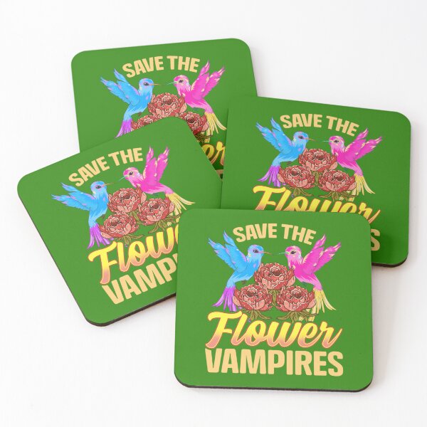Item preview, Save The Flower Vampires Adorable Hummingbird Pun   	 designed and sold by vwtivwgqh92.
