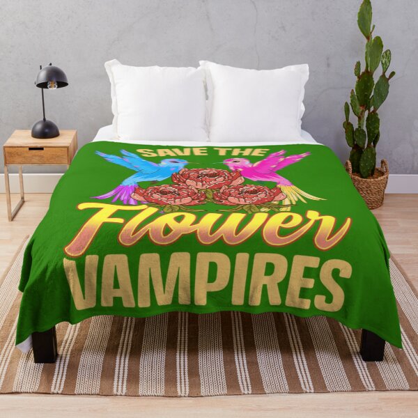 Item preview, Save The Flower Vampires Adorable Hummingbird Pun designed and sold by vwtivwgqh92.