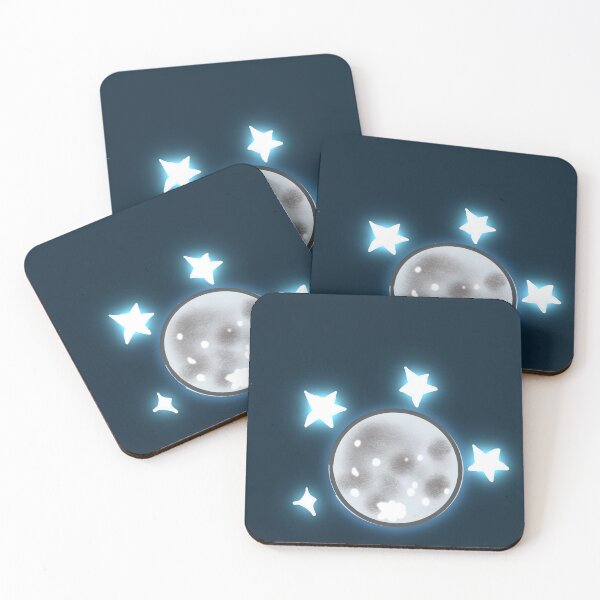 Item preview, Moon and Stars Glowing Bright designed and sold by cosmyk.