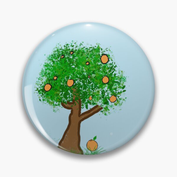 Item preview, Orange Tree Bearing Fruit designed and sold by cosmyk.