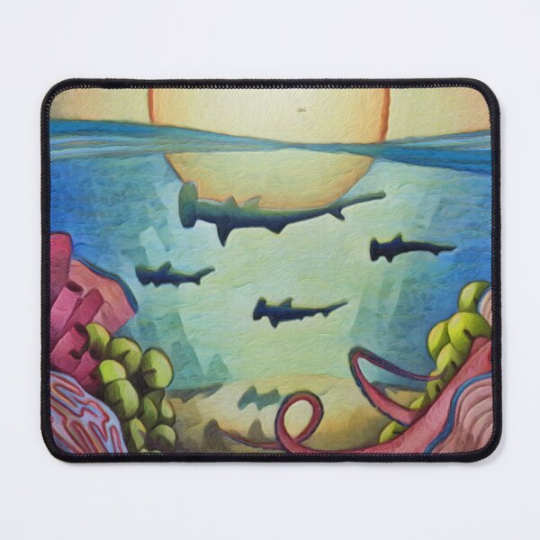 Item preview, Hammerhead Reef Digital Painting designed and sold by Heathermarie321.