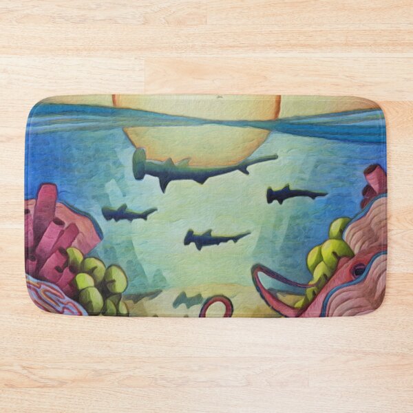 Item preview, Hammerhead Reef Digital Painting designed and sold by Heathermarie321.