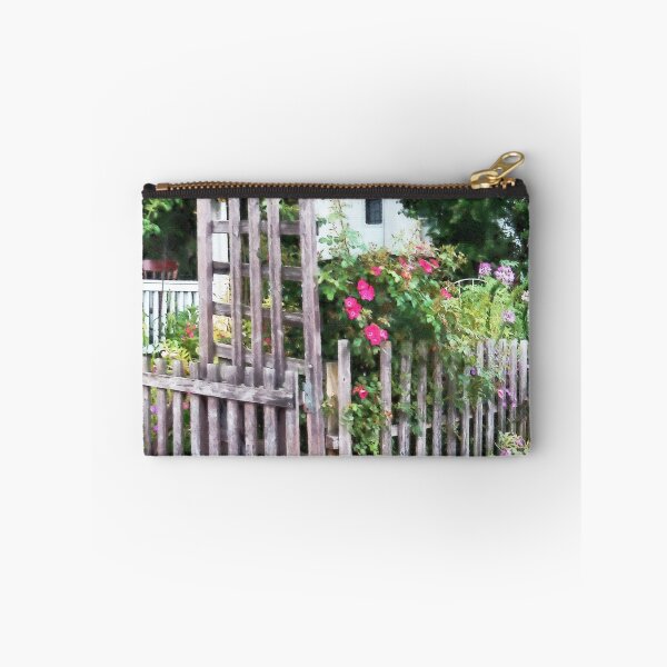 Item preview, Roses on a Weathered Picket Fence designed and sold by Susan Savad.