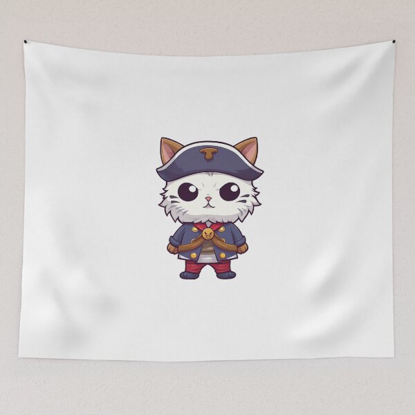 Item preview, Captain Mariner Meowscade the Pirate designed and sold by PinotTeez.