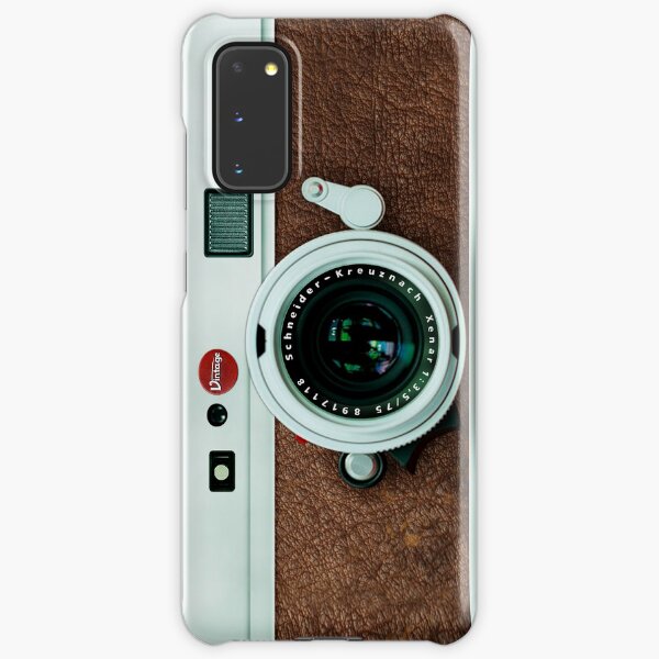 Classic Retro Old Vintage brown leather Camera Samsung Galaxy Snap Case
