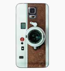 Classic Retro Old Vintage brown leather Camera Case/Skin for Samsung Galaxy