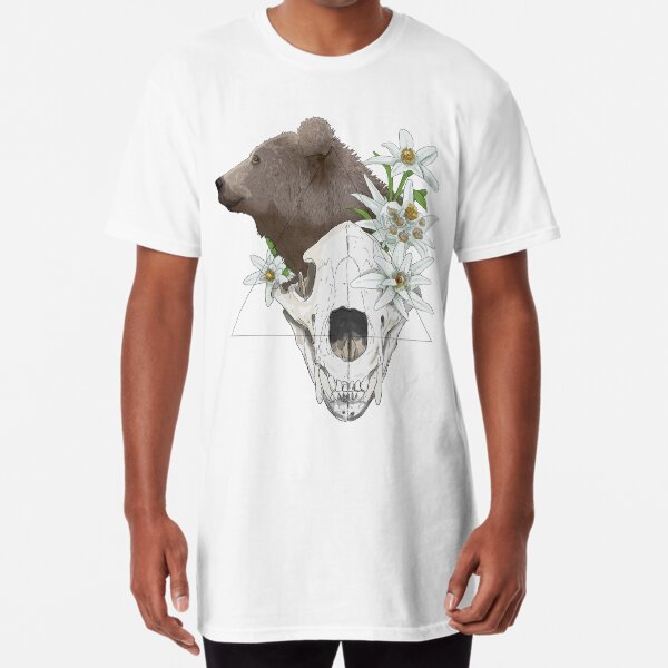 Skull - The bear T-shirt long