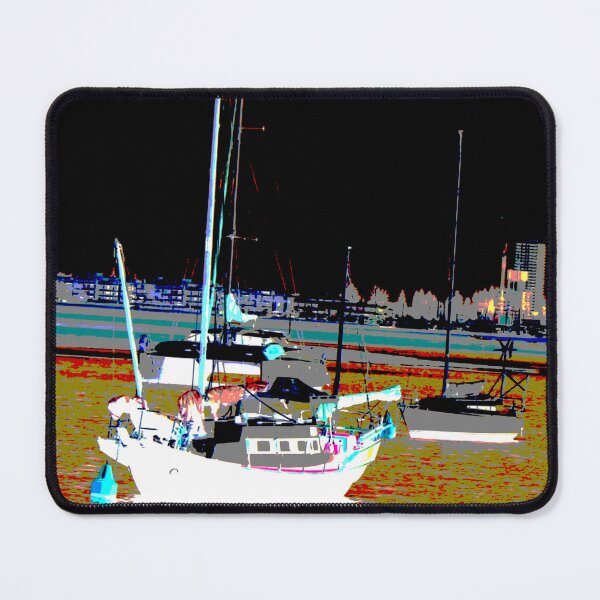 Item preview, Boats at Anchor in Southport Queensland! designed and sold by Mickangelhere.