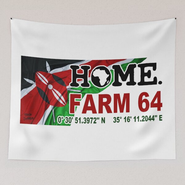 Item preview, Home Kenya; Eldoret; Farm 64 designed and sold by StickerApe.