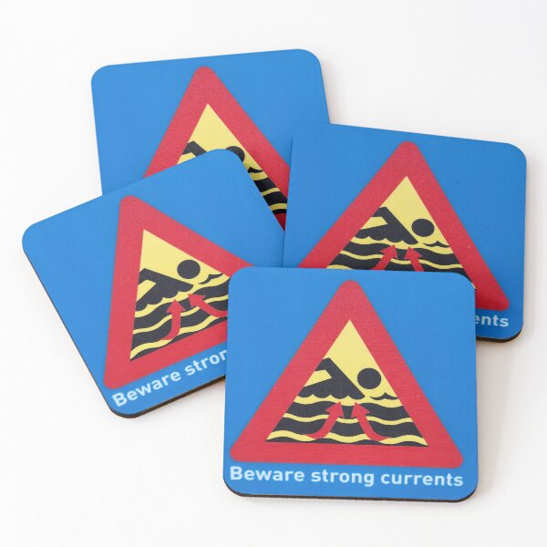 Item preview, Beware Strong Currents Sign designed and sold by Passion4Travel.