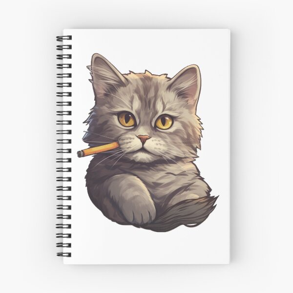 Item preview, Smoking Cat  designed and sold by UltraCatsCo.