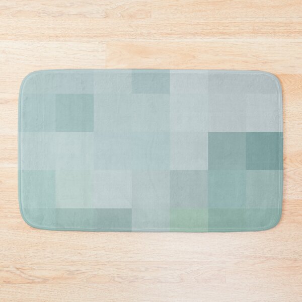 Item preview, Coastal Colors Beach House Décor Squares Mosaic Abstract Ocean 1 of 4 designed and sold by Beachy.