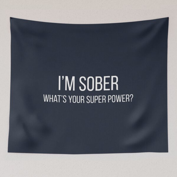 Item preview, Sober Super Power designed and sold by SoberTeeCo.