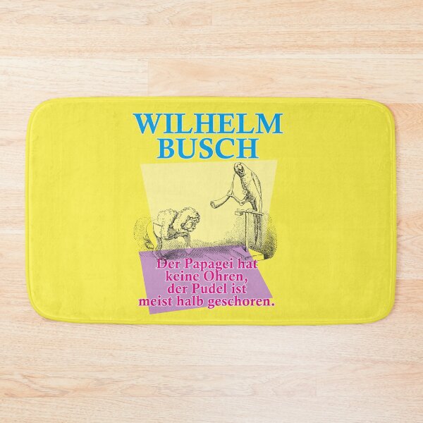 Item preview, Wilhelm Busch, Alphabet, Parrot, Poodle designed and sold by Mauswohn.
