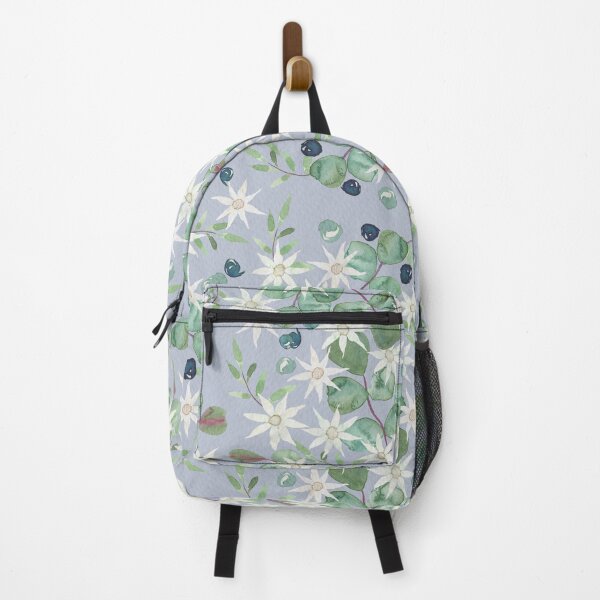 Item preview, flannel flower & berries mauve designed and sold by Catherine Wallace Art.