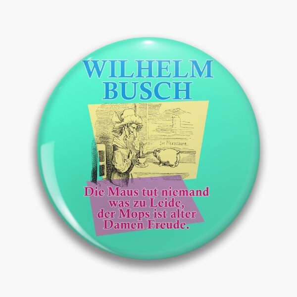 Item preview, Wilhelm Busch, Animals Alphabet, Mouse, Pug designed and sold by Mauswohn.