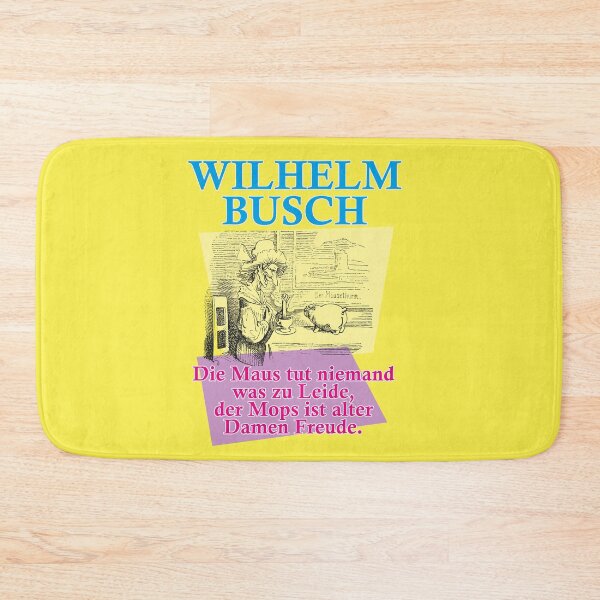 Item preview, Wilhelm Busch, Animals Alphabet, Mouse, Pug designed and sold by Mauswohn.
