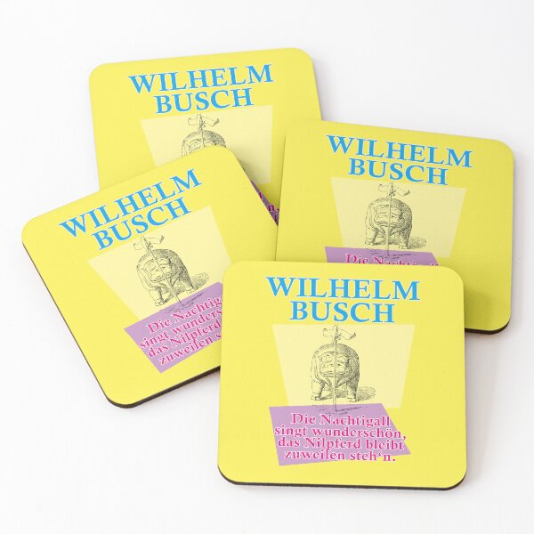 Item preview, Wilhelm Busch, funny alphabet, nightingale, hippopotamus designed and sold by Mauswohn.