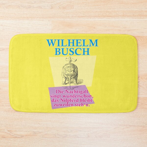 Item preview, Wilhelm Busch, funny alphabet, nightingale, hippopotamus designed and sold by Mauswohn.