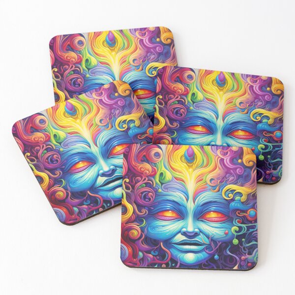 Item preview, Colorful Psychedelic Art designed and sold by WeirdStation.