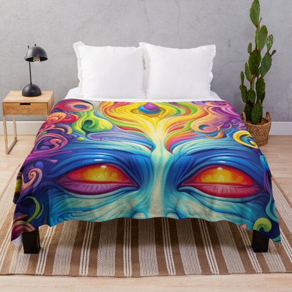 Item preview, Colorful Psychedelic Art designed and sold by WeirdStation.