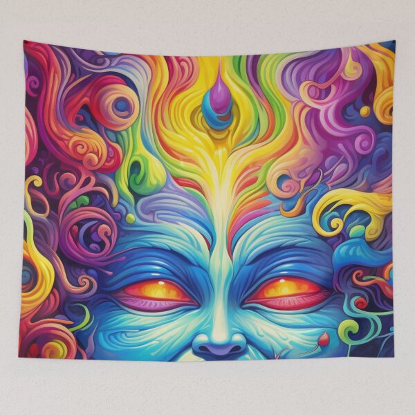 Item preview, Colorful Psychedelic Art designed and sold by WeirdStation.