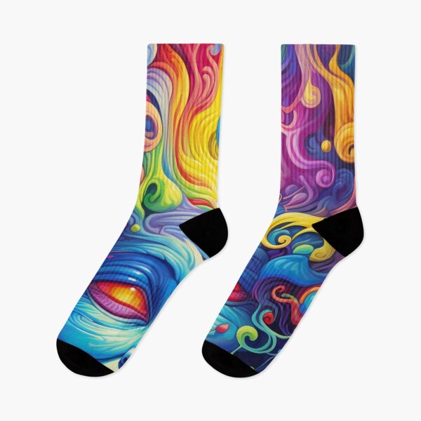 Item preview, Colorful Psychedelic Art designed and sold by WeirdStation.