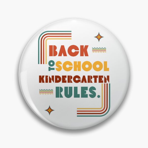 Item preview, BACK TO SCHOOL KINDERGARTEN RULES designed and sold by MyKinsDoodles.