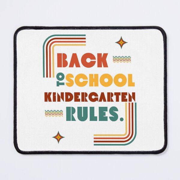 Item preview, BACK TO SCHOOL KINDERGARTEN RULES designed and sold by MyKinsDoodles.