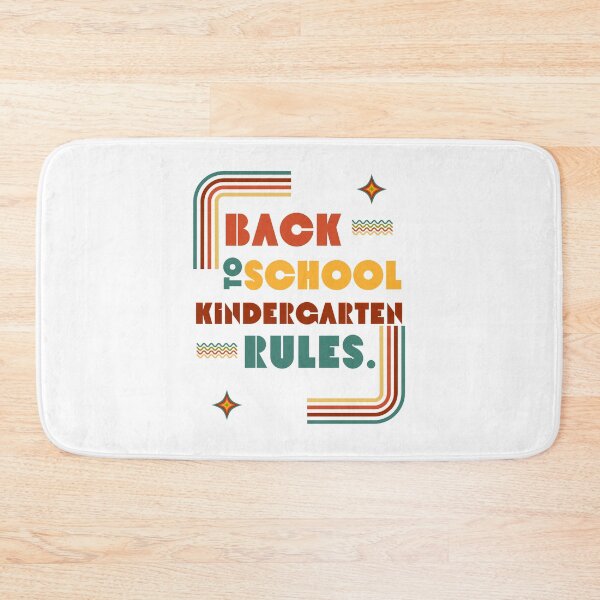 Item preview, BACK TO SCHOOL KINDERGARTEN RULES designed and sold by MyKinsDoodles.