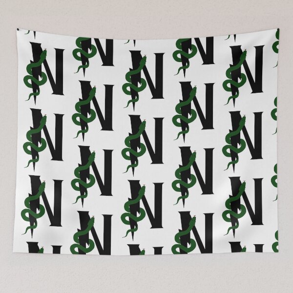 Item preview, N letter harry hp slyther magic lettering designed and sold by OdettenMargaret.