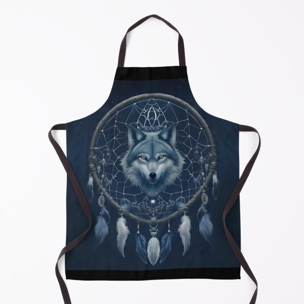 Item preview, Wolf Dream Catcher designed and sold by southerndoll67.