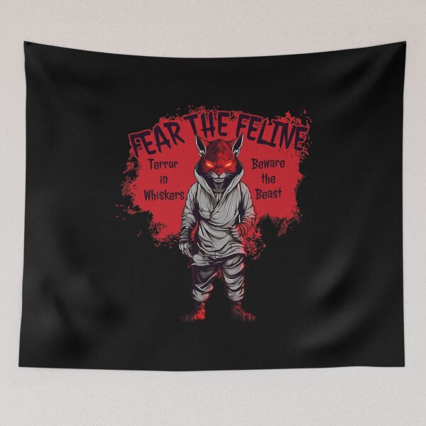 Item preview, Fear the feline designed and sold by hamishby.