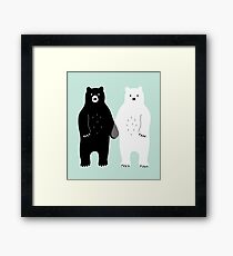 Grau Gerahmtes Wandbild