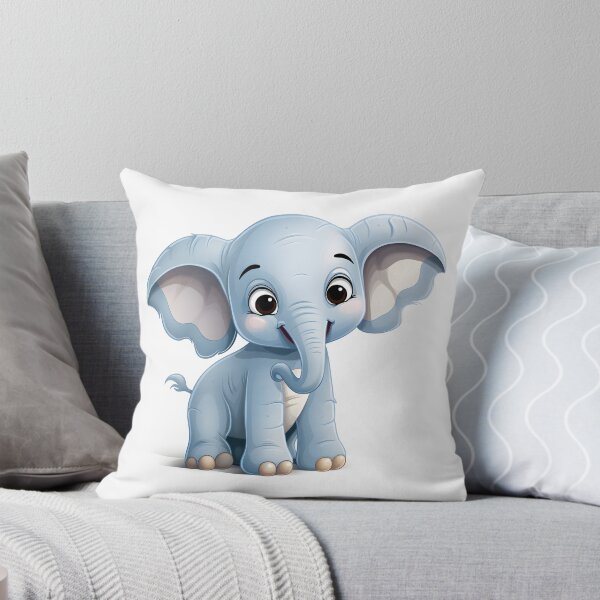 Item preview, Playful Baby Elephant: A Cartoon Adventure designed and sold by Cr-AI-tive.