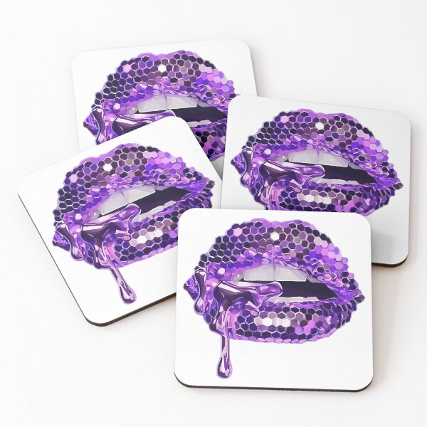 Item preview, Beautiful Purple Sequins Lips  designed and sold by Sassysue72.