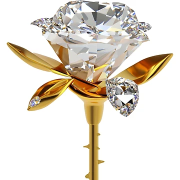 Artwork thumbnail, DIAMOND ROSE by RezStyleCreator