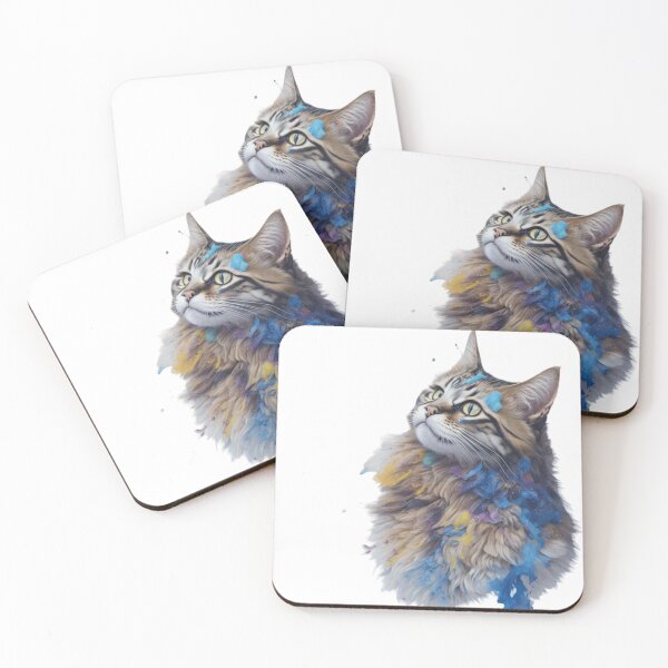 Item preview, Wildlife Canvas Portrait For A Cat designed and sold by WildSpiritPaint.