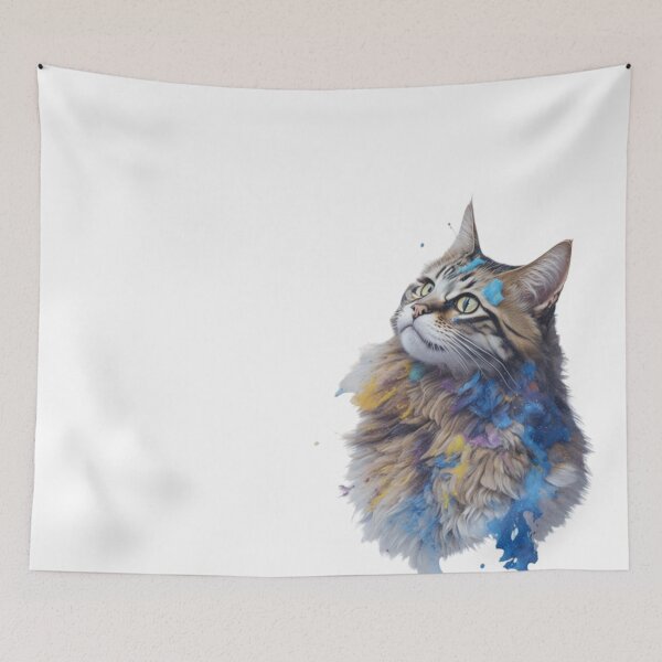 Item preview, Wildlife Canvas Portrait For A Cat designed and sold by WildSpiritPaint.