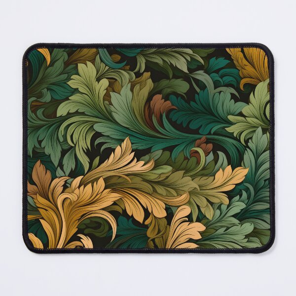 Item preview, Vintage Style Green and Yellow Foliage Pattern  designed and sold by SpDesignsC.