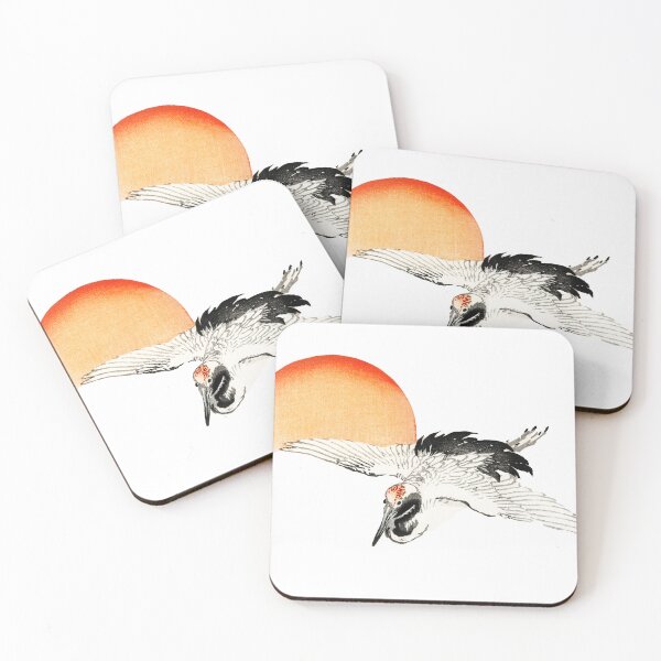 Item preview, Flying crane by Kōno Bairei designed and sold by 5b2f.