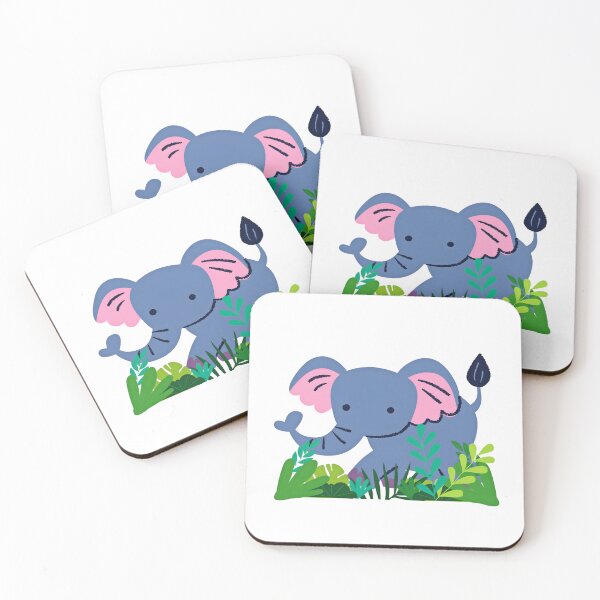 Item preview, Cute Elephant in Jungle designed and sold by Charmy Design.