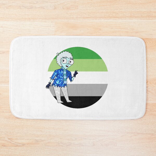 Item preview, Snow Miser Aromantic Flag designed and sold by TheGothDork.