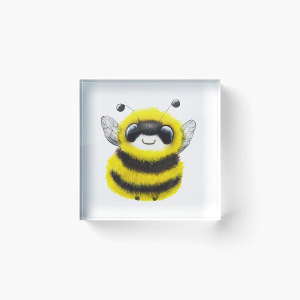 Item preview, Cute Bumblebee watercolour painting designed and sold by Funsize-Art.