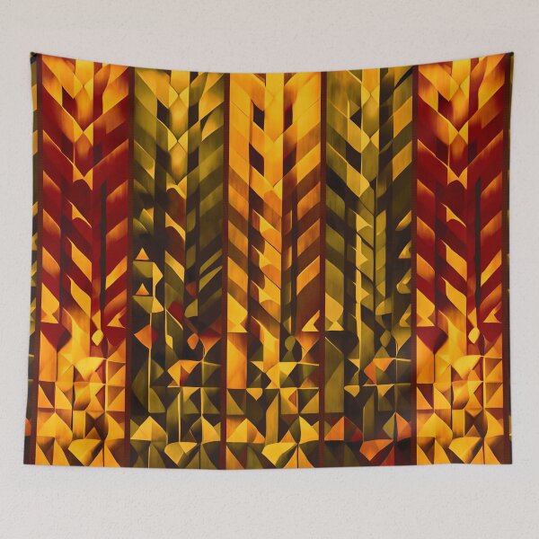 Item preview, Abstract geometric pattern - "sunset" designed and sold by Hemindway.
