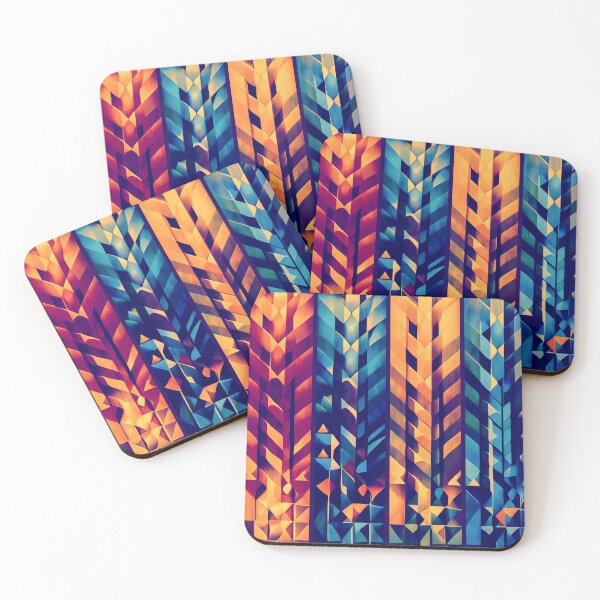 Item preview, Abstract geometric pattern - "summer sunset" designed and sold by Hemindway.