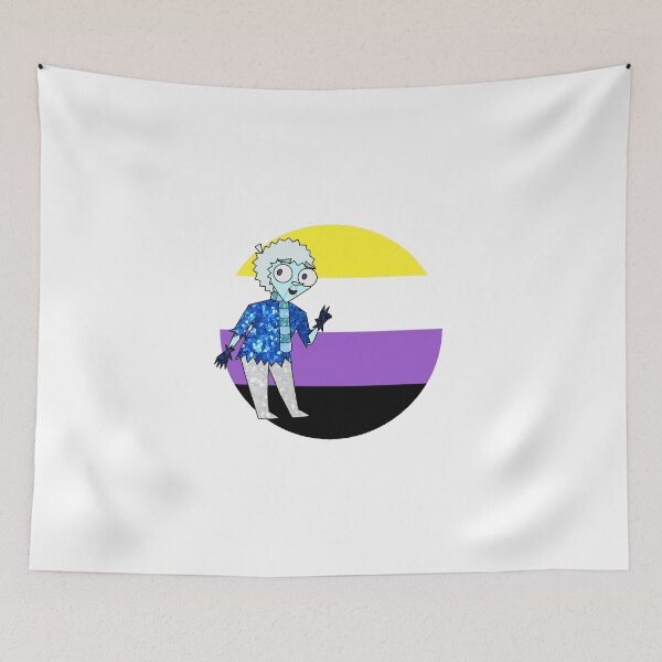 Item preview, Snow Miser Nonbinary Flag designed and sold by TheGothDork.